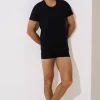 Herren Kurzarm Unterhemd