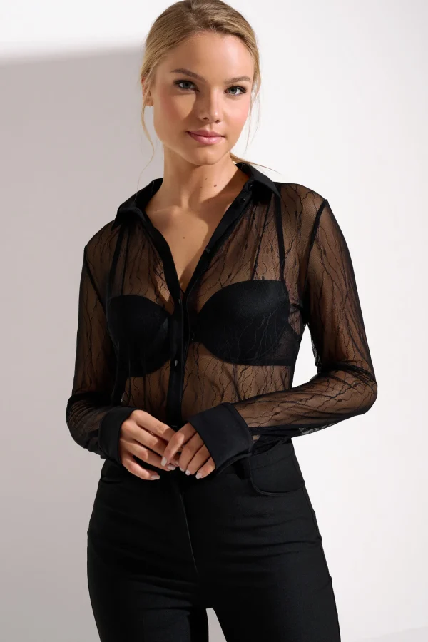Langarm Bluse »Nightscape«