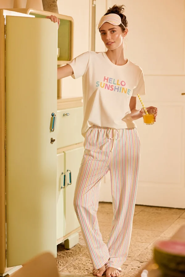 Pyjama mit Schlafshirt und Hose »Summer«