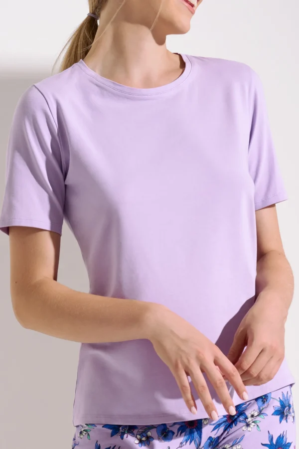 Pyjama mit Schlafshirt und Hose »Flowers«