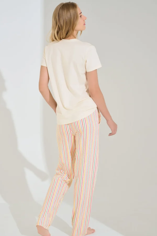 Pyjama mit Schlafshirt und Hose »Summer«