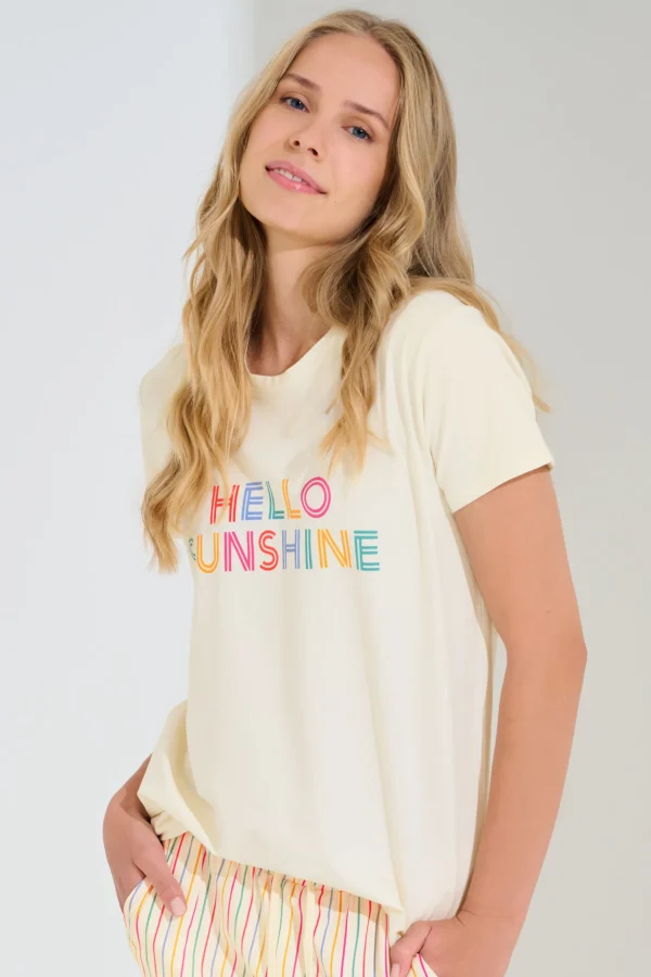 Pyjama mit Schlafshirt und Hose »Summer«